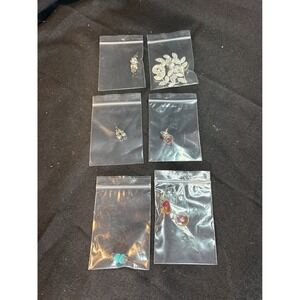 Assorted Fashion Earrings Set Sparkle Rhinestone Gemstone Drop‎ Studs